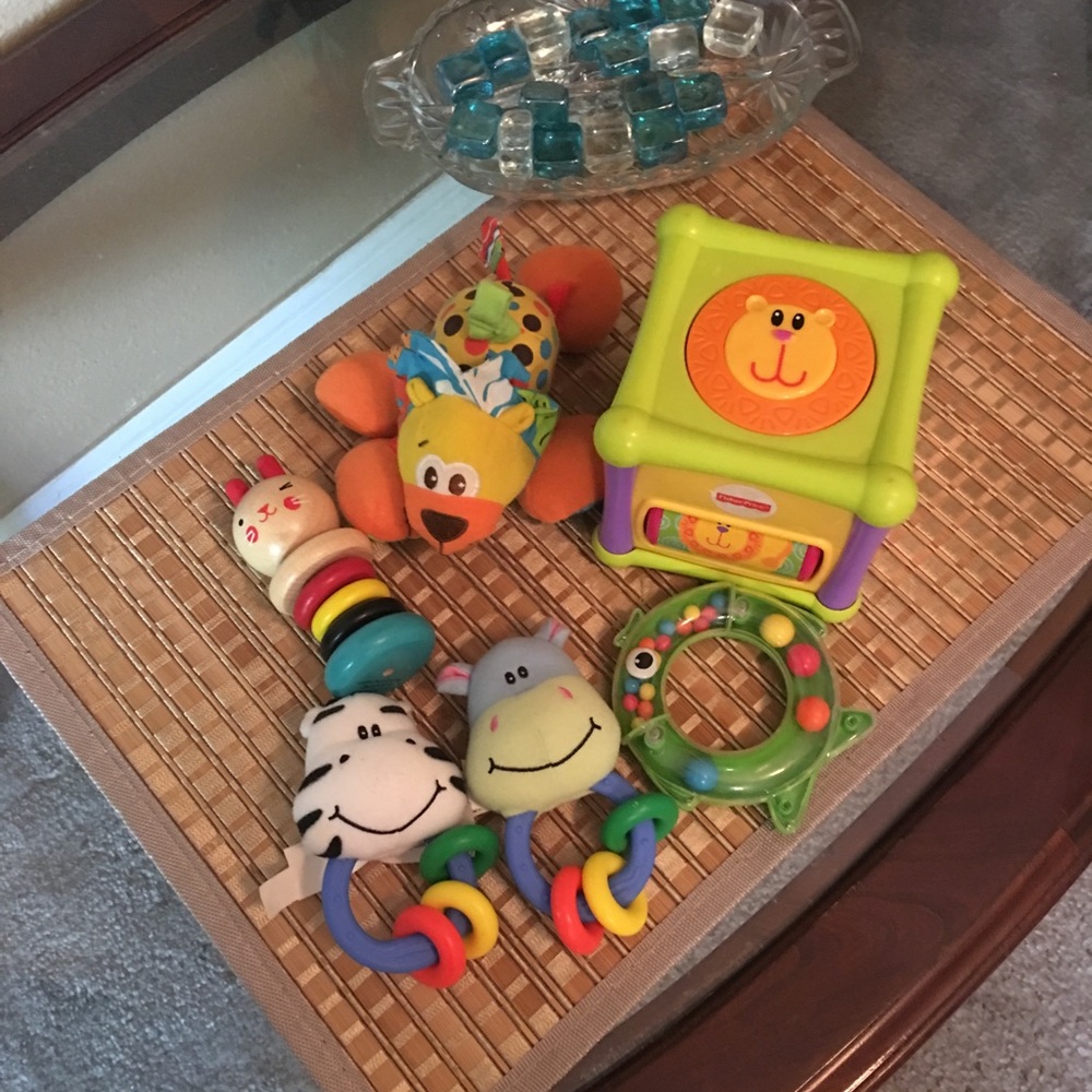 6 baby toys, cute bundle
